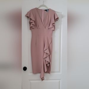 Mauve cocktail dress